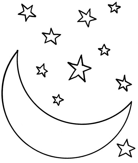 Moon And Stars Printable